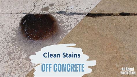 How to Clean Wood Stain off Concrete - Cleaning Basic