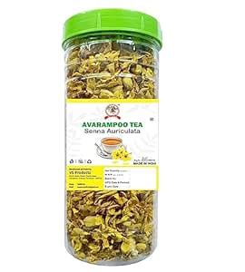 VS Products Avarampoo Flower Tea, 490g, Pure Whole Flower of Avarampoo ...