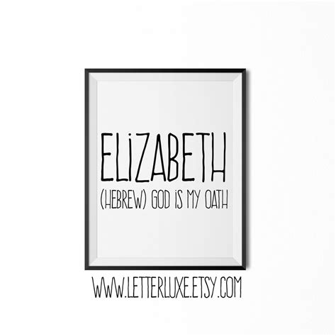Elizabeth Name