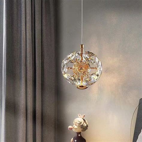 Home › led Gold Crystal Flower Pendant Ceiling Lamp Light - Warm White