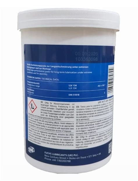 Lubricating Grease - TW25B Synthetic Gun Grease Milcomm Trader ...