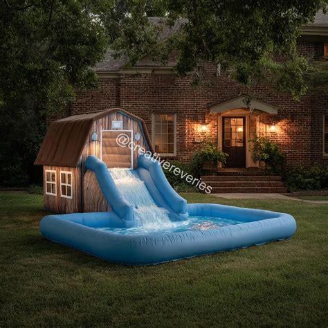 Inflatable Barn Pools: Country Charm Meets Backyard Splash