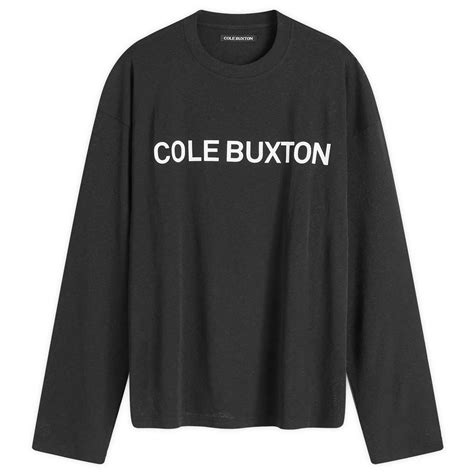 Cole Buxton Waffle Long Sleeve Shirt Vintage Black | END. (HK)