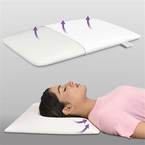 MY ARMOR Height Adjustable Microfiber Pillow Set of 2 for Sleeping ...