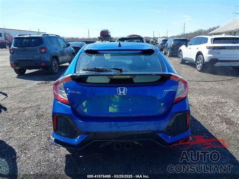 2018 Honda Civic SPORT Gasoline - SHHFK7H40JU221135