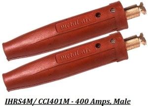 Metal Arc IHRS4M/CCI401M- 400 Amps Male Welding Cable Connector CCI ...