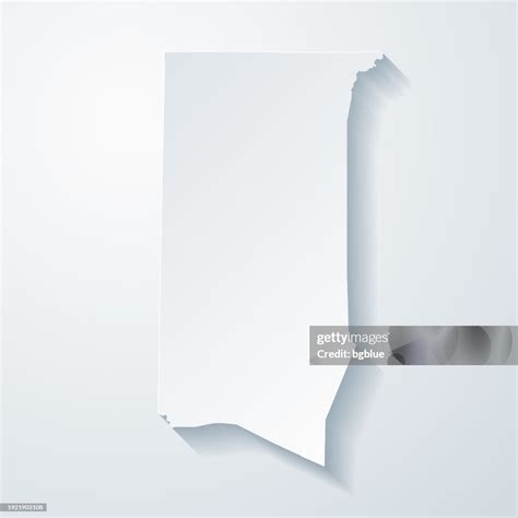 Granville County North Carolina Map With Paper Cut Effect On Blank ...