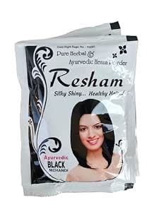 Buy Resham Pure Herbal & Ayurvedic Henna Mehandi Powder (Pack of 4) (40 ...