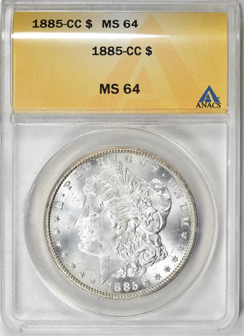 1885-CC Morgan Silver Dollar ANACS MS-64 (Item 358959 ...