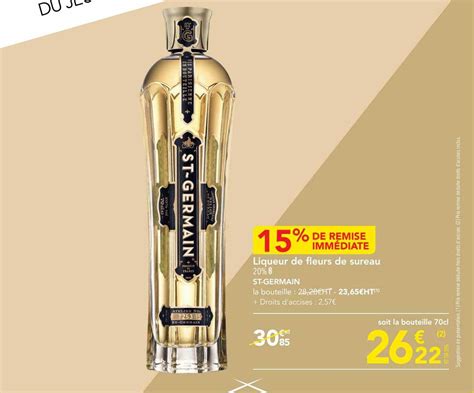 Promo Liqueur De Fleurs De Sureau St-germain chez METRO - iCatalogue.fr