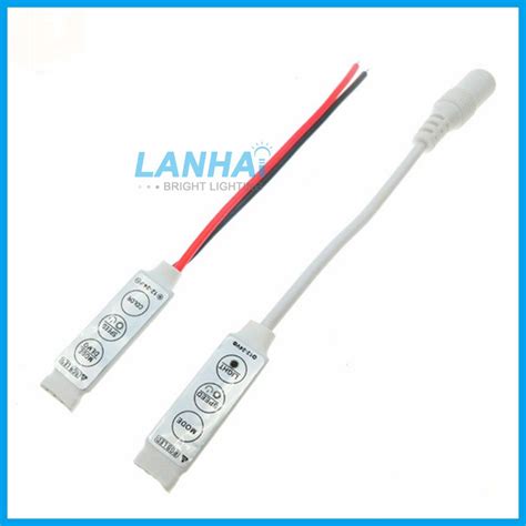 Wall Switch RGB 12-24V 3A RGB LED Dimmer Controller - 3 Channel Wall ...