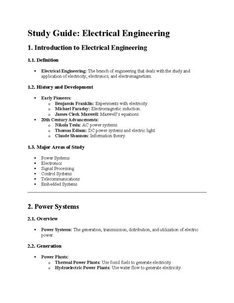 Image result for Electrical Engineering Notes