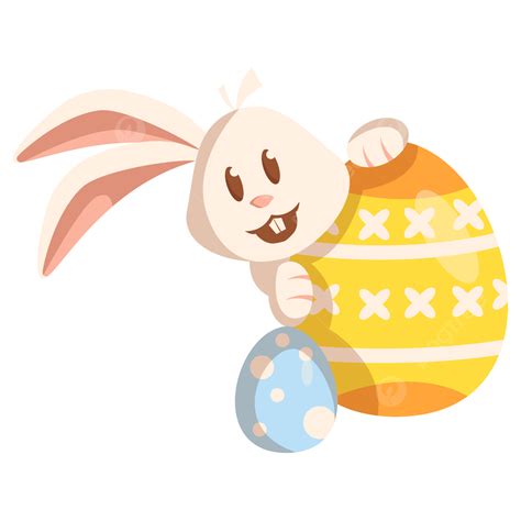 Happy Easter Bunny Illustration Clipart, Easter Clipart, Bunny Clipart ...