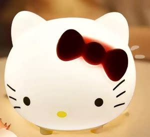 Shri Radha Krishna Rechargeable Nursery Nightlight Cute Silicone Kitty ...