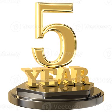 Happy Anniversary 5 Year 24341746 PNG