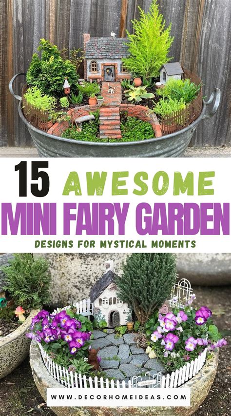 15 Enchanting Mini Fairy Garden Ideas to Spark Your Imagination | Fairy ...