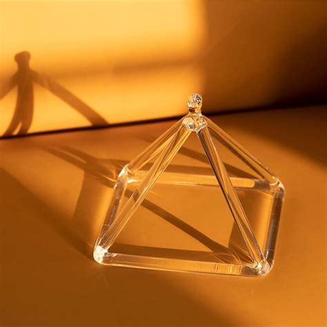 Hye-eun Crystal Singing Pyramid, Clear 8 inch Quartz India | Ubuy