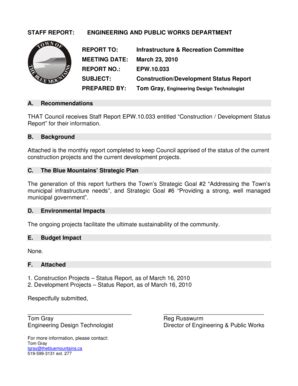 18 Printable Project Status Report Template Forms - Fillable Samples in ...