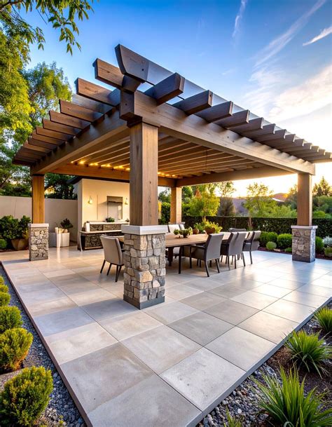 24 Pergola Flooring Ideas for Stylish Outdoor Floors - Too Much Time