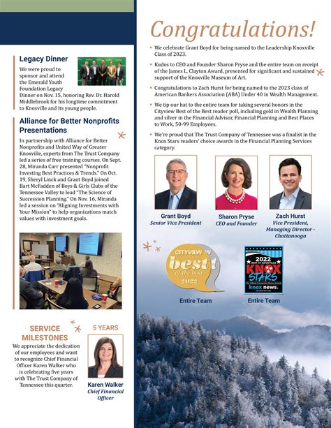 The Trust Company of Tennessee News | Q4 2022 - The Trust Company of ...