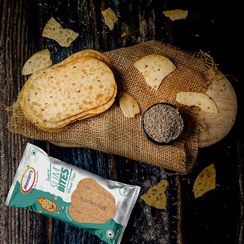 Maniarrs Jeera Khakhra Mini Slim Bites - Healthy Snacks