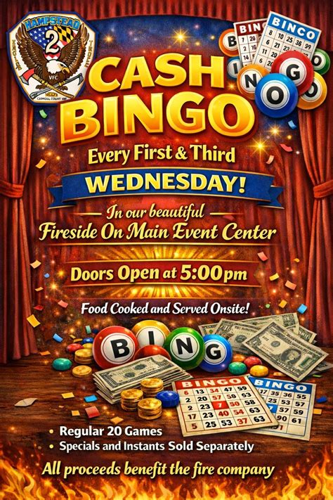 Bi-Weekly Bingo, 1341 N, Main Street, Hampstead, MD, United States ...