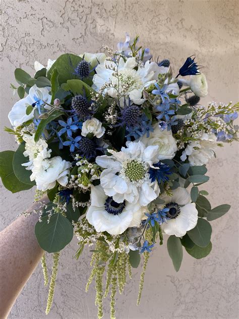 Blue Flower Bouquet Singapore at Anthony Sears blog