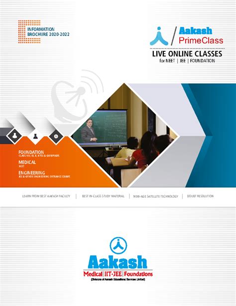 Aakash Prime Class Brochure 2020: Medical & Engineering Courses ...
