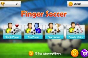 Play Finger Soccer , FREE, free online game, from Football