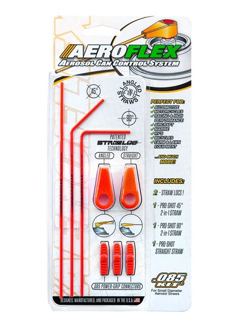 Aeroflex Automotive Aerosol Spray Can Replacement Straws For Aerosol ...