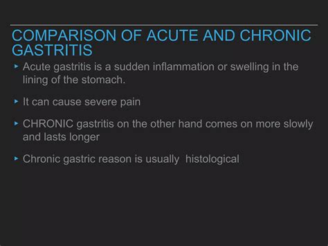 Presentation gastritis ppt | PPTX