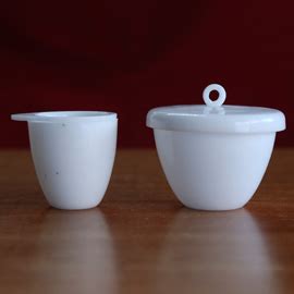 Hitech Ceramics :: Silica low form crucibles and lids