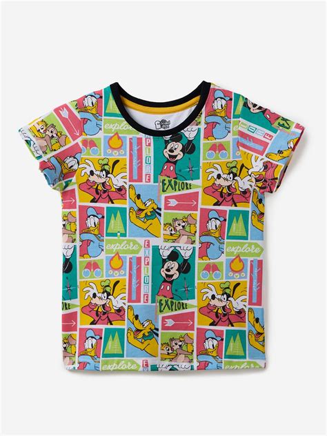Disney: Li'l Explorer Girls Cotton T-Shirts (2-8 Yrs)