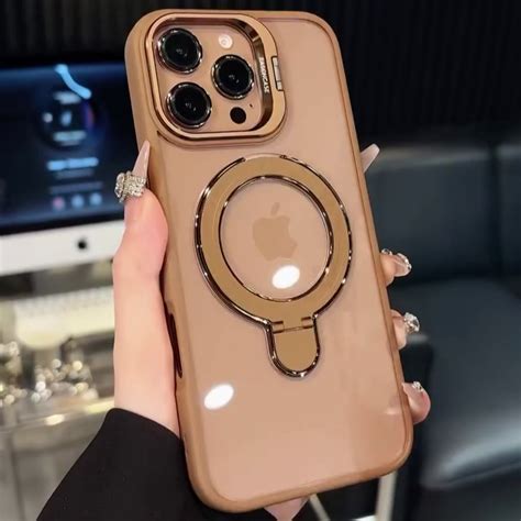 Golden Circle Magnetic With Camera Lens Rings iPhone Case – CASE MAKERS