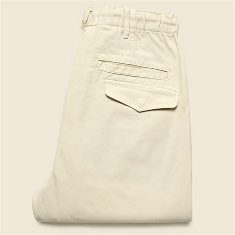 Pull On Button Fly Pants - Oat Milk – STAG Provisions