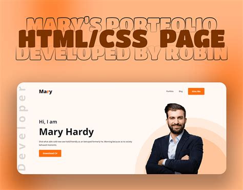 Image result for Portfolio en HTML et CSS