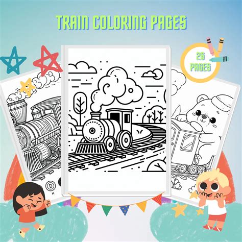 26 Train Coloring Pages – Free PDF Printable | SSColoring.com