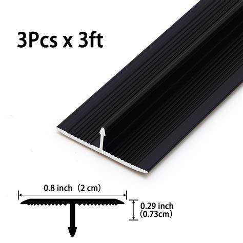 Gaahing Aluminum T Molding Floor Transition Strip, T Moulding for ...