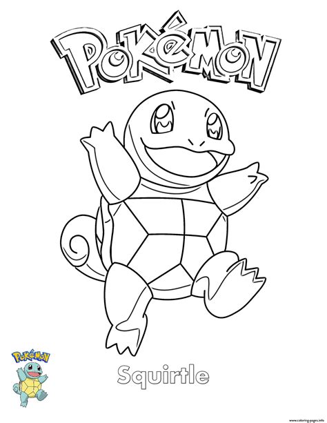 10 Squirtle Pokemon Coloring Pages | KoloringPages