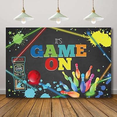 Rarcoirs Arcade Game Backdrop for Birthday Party Laser Tag India | Ubuy