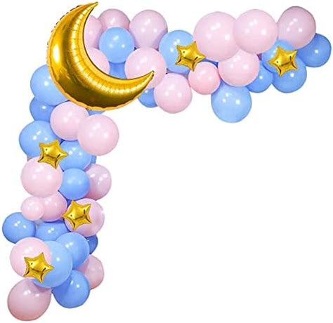 Party Propz Rubber Birthday Decoration Items For Girl - 68 Pcs, Rose ...