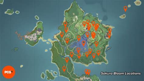 Genshin Impact sakura bloom locations | Game Rawe