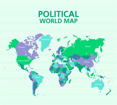 World Political Map Simple 的图像结果