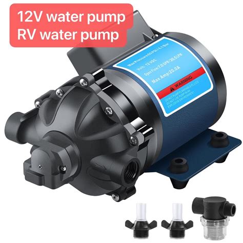 89.99$ 12v Water Pump, RV Water Pump with Filter and Adapter, Self ...