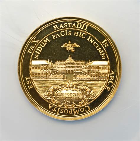 【Sold】【300万円の予算の方必見！】1955年 ルートヴィヒ・ヴィルヘルム 生誕300年記念 20ダカットメダル MS64DPL NGC ...