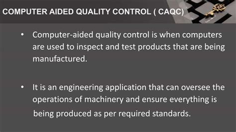 Image result for Computer Aided Quality Control