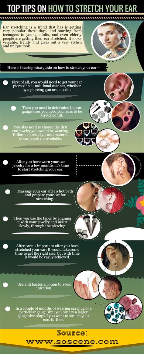 How to stretch ears with black gauges | Ear stretching guide