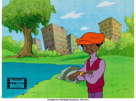 Fat Albert and the Cosby Kids Rudy Production Cel Setup (Filmation ...