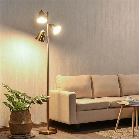 LED Floor Lamp 3 Adjustable Arms Super Bright Floor Lamps-Tall Standing ...