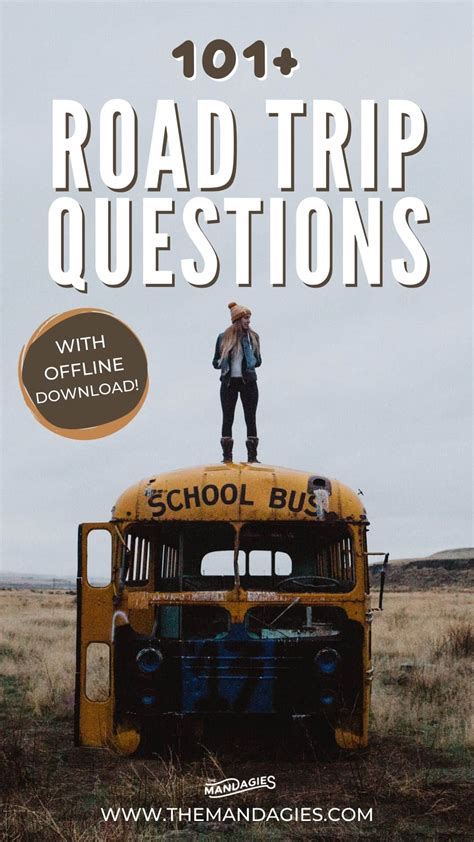 101 Fun and Random Road Trip Questions To Uncover Your Friend's Secrets ...
